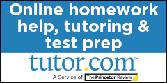 Online homework help, tutoring and test prep. tutor.com